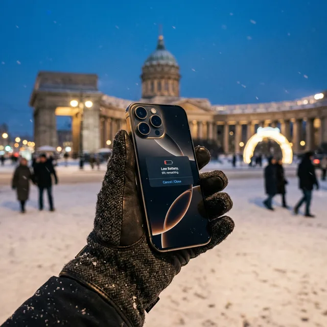 iPhone на морозе: Как спасти аккумулятор в условиях петербургской зимы