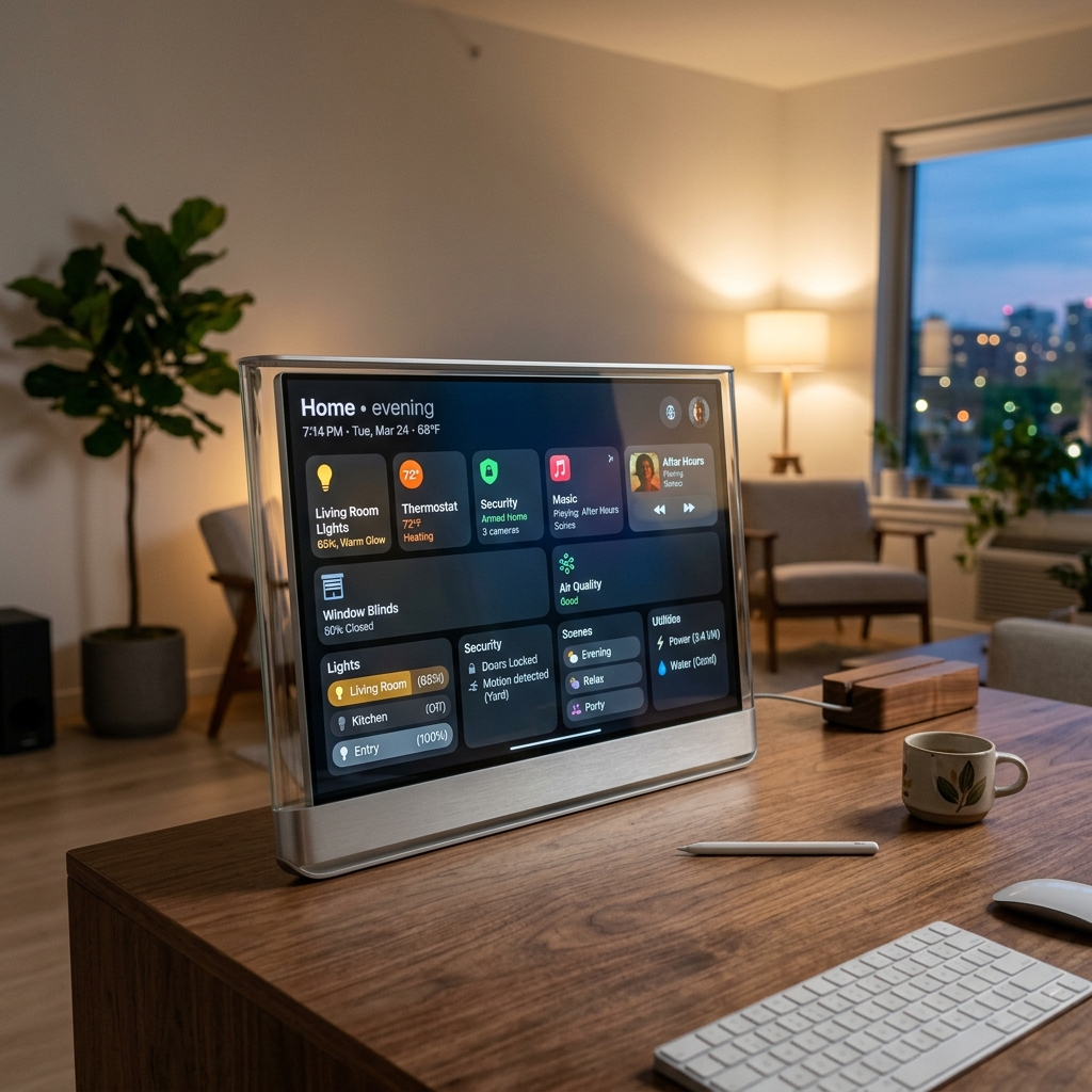 Умный дом будущего: Экран управления от Apple